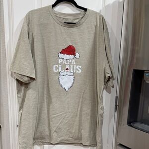 Papa Claus Beige T-Shirt